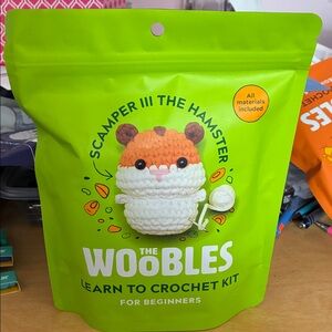 The Woobles "Scamper the Hamster" Crochet Kit a mystery kit